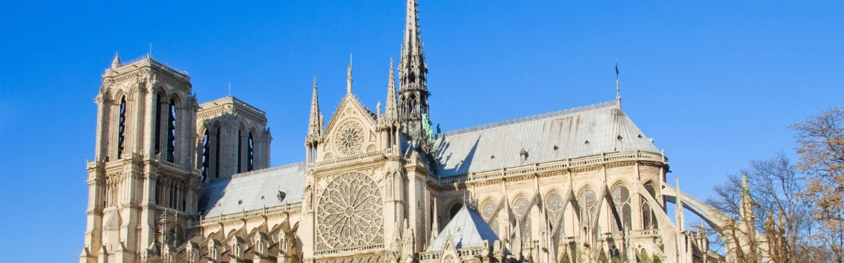 Evening Stroll by Notre-Dame and the Seine River